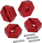 RC Aluminum Wheel Hubs Hex Driver Adapter for 1/16 Slash E-Revo Summit Upgrade 7154