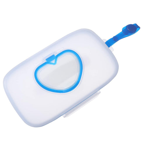 8.66X5.31X1.18In DOITOOL Portable Baby Wipes Box with Stroller Hanging Hook Refillable Outdoor Travel Wipe Holder