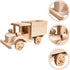 Kisangel Christmas Decorations 2 Sets Wooden Car Model 3D Unfinished Puzzles Build Car Kit Science Experiments Educational Building Table Art Decoration Craft for Home Ornaments Christmas Ornaments