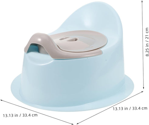 HOMSFOU Potty Training Toilet Seat for Toddlers Lightweight Portable Potty Chair for Travel and Daily Outings Easy