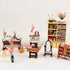 DIY Miniature House Kit, Tailor Shop Mini House Building Kit with Furniture & LED, Tiny House Model for Adults Teens