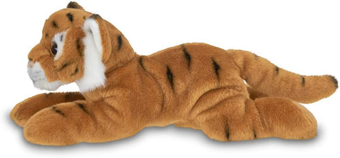 Bearington Lil' Saber Small Plush Stuffed Animal Tiger, 9 Inches