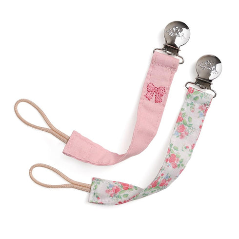 Itzy Ritzy Fabric Pacifier Strap Universal Pacifier Clip Attaches to Clothing, Strollers
