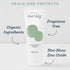 Esembly Rash Relief Cream, Organic Zinc Oxide Barrier Cream, Soothes and Heals Diaper Rash, Natural Aid for Baby Bottom