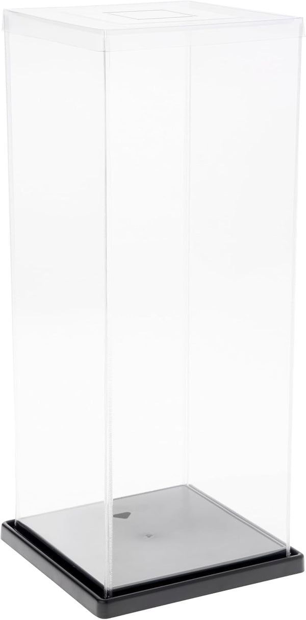 ExpoCase Plastic Folding Display Cover for Dolls, 6.625" W x 6.625" D x 17.375" H