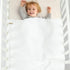 Baby Blanket Knit Soft Swaddle Receiving Blankets for Newborn Nursery, 30 x 40 Inch, White for Infant Crib Stroller