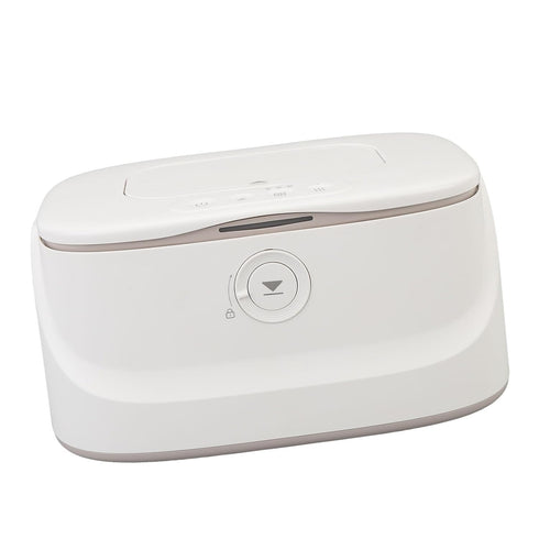 ZASCHMOY USB Heated Baby Wipes Warmer with Adjustable Temperature, Smart Night Light, and Sealed Fliptop Design