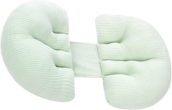 U-Shaped Pregnancy Pillow for Side Sleeping Multi-Functional Waist Support Cushion for Pregnant