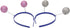 Funny Party Hats Head Boppers - 12 Piece Assorted Design Party Accessories, Blue Gold