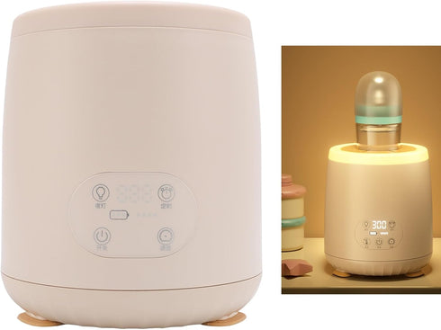 Kikumi 4 50-75mm Baby Formula Electric Mixer, Automatic Baby Bottle Stirrer, Mixing Modes, Compatible with Bottles
