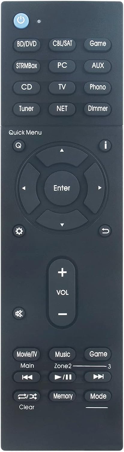 RC-913R Replacement Remote for Integra Audio Control DRX-R1.1, DRX-7.1, DRX-5.2, DRX-4.2 Models