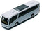 Kinsmart Coach Bus, White 7" Die Cast Model Toy Car