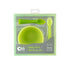 Olababy 3 Piece Parent Led and Baby Led Weaning First Feeding Set - Includes Training Spoon, Feeding Spoon, Steambowl
