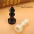 Standard Chess Pieces, 32 International Tournament Chessmen Replacement Set, Black and White