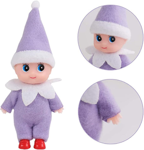 Baby Elf Mini Tiny Toddler Elves, Kid Craft Decoration Accessories for Girls Boys Kids Adults (Red)
