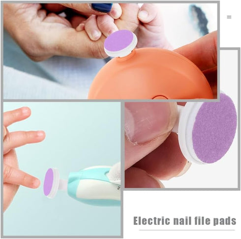 Trimmer Homoyoyo Electric Nail File Pads for Toddler Nail Replacement Pads Boys and Girls