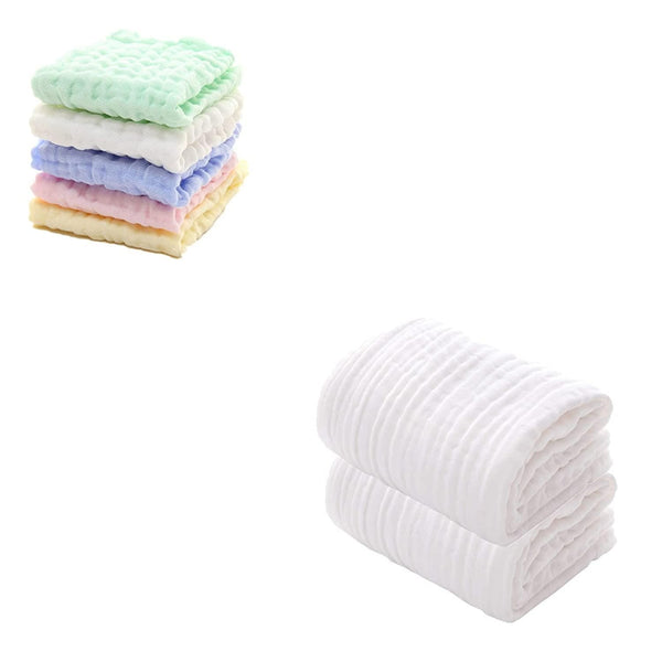 MUKIN Baby Washcloth and Baby Bath Towels