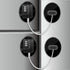 Refrigerator Lock, 2 Pack Combination Fridge Lock for Cabinets, Windows, Drawers, Child Safety Lock, Strong Adhesive