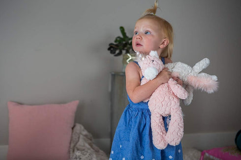 13-Inches Mary Meyer Putty Plush Stuffed Animal for Girls and Boys Huggable Soft Toy, Blush Pink Unicorn