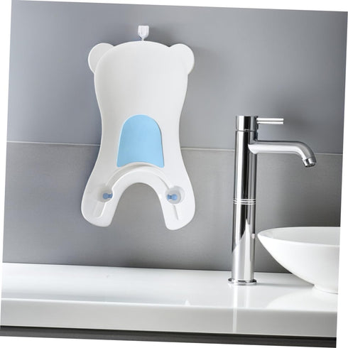 Counter SUPVOX Ergonomic Baby Bathing Portable Bath Mat Baby Bath Seat for Non-Slip Versatile Wash Basin
