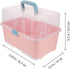 Countertop ibasenice Bottle Drying Rack with Cover Bottle Storage Box and Pacifier Organizer for Home Kitchen Use