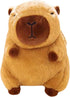 Capybara Stuffed Animal - Cute Plush Toy Birthday Gift for Kids (9 Inch, Dark-brown)