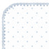 SwaddleDesigns Ultimate Winter Swaddle, X-Large Receiving Blanket, Premium Cotton Flannel, Pastel Blue Polka Dots (42"