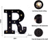 Foaky Black LED Marquee Number Lights Sign for Night Light, Battery Powered Wedding Birthday Party Decoration