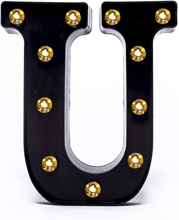 Foaky Black LED Marquee Number Lights Sign, Light Up Marquee for Night Light, Wedding, Birthday Party Decoration