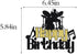 Drummer Sleyberoy Drum Kit Happy Birthday Cake Topper, Music Theme Party Rock Roll Band Decor (music)