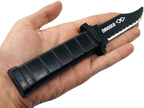 3pcs Retractable Fake Knife Toy, Plastic Prop Dagger for Halloween Fools Day Party Cosplay Joke