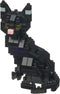 nanoblock - Cat Breed - Black Cat, Collection Series Building Kit