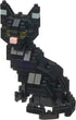 nanoblock - Cat Breed - Black Cat, Collection Series Building Kit