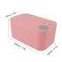 Portable Wipes Warmer, Intelligent Temperature Control Baby Wipe Warmer, Efficient Sealing Dispenser (Pink Constant
