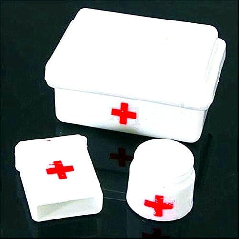 14Pcs Set EatingBiting Mini House Miniatures Doctor Medical Equipment Kit for Bear Small House Miniatures Interest