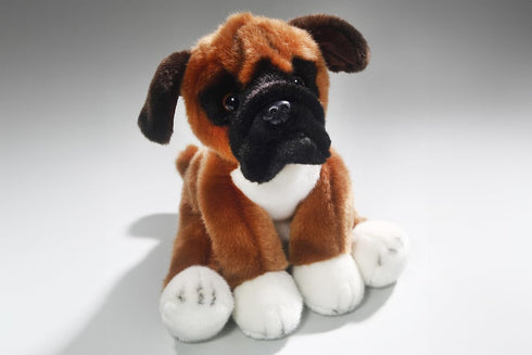 Carl Dick Boxer Dog Plush Toy, 10 Inches, 25cm, Soft Toy, Stuffed Animal 3344