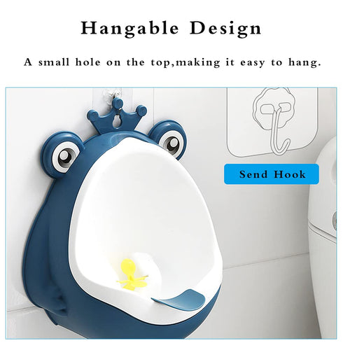 Xeehwb Frog Pee Training,Potty Training Urinal Children's Urinal Kids Toilet Child Standing Urinal Wall-Mounted Toilet