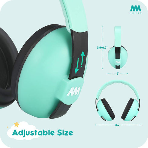 Mumba Unisex Baby Modern, Aqua, Medium (Pack of 1)