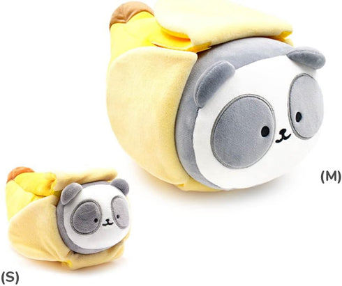 Anirollz Pandaroll Plush in Banana Outfitz – Kawaii Stuffed Animal with Removable Costume for Girls & Kids