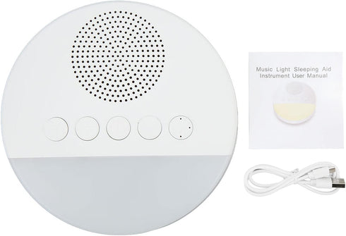 Generic Settings White Noise Sound Machine Portable Night Light Help Baby Sleep Timer USB Rechargeable for NurseryHome