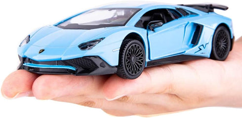 1/36 Scale Aventador LP700-4 Casting Car Model, Zinc Alloy Toy for Kids, Pull Back Vehicle Gift