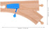 2Pcs Totority Wooden Train Tracks Track Intersections Switch Accessories Compatible with Major Brands Educational Toy