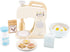 Wooden Mixer Set by New Classic Toys - Pretend Play Toy for Kids Cooking Simulation, Educational Toy for Preschool Age
