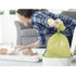 Baby Disposable Diaper Bags, Waste Bags 8 Refill Rolls/120 Bags with Dispenser, Convenient and Quick Diaper Disposal,