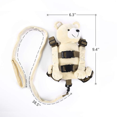 New Berhapy 3 in 1 Bear Toddler Safety Harness Backpack, Children's Walking Leash Strap for Boys and Girls
