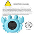 Baby Bath Thermometer, Newborn Swimming Safety Toy, Bathtub Water Thermometer, Large Eyed Crab Toy Floating Temperature