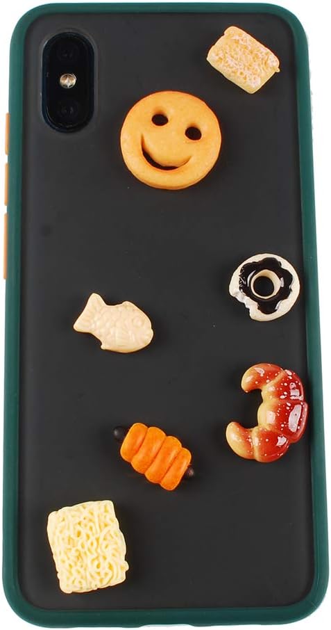 NWFashion 112PCS Miniature Dessert Pastry Toy Food Cake Topper Charms for Scrapbooking (Bread)