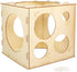 Auihiay 2-10 Inch Collapsible Wood Balloon Sizer Box, Measurement Tool for Balloon Decorations, 9 Holes