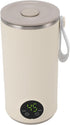 Hamwesh 400ML 3000mAh 55C Portable Bottle Warmer, Dual Batteries Fast Heating to Baby Bottle Warmer, Travel with USB