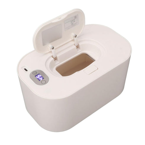 HURRISE Wet Wipe Warmer, Large Capacity LED Screen Heated Wipes Dispenser,Baby Wet
